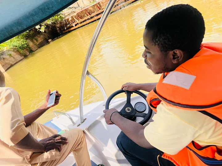 Boat cruise at OOPL lake